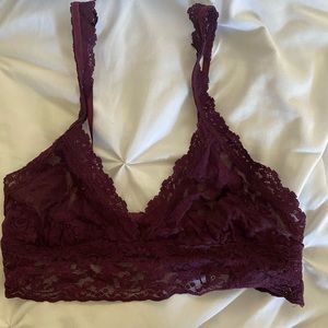 Hanky Panky lace triangle bralette